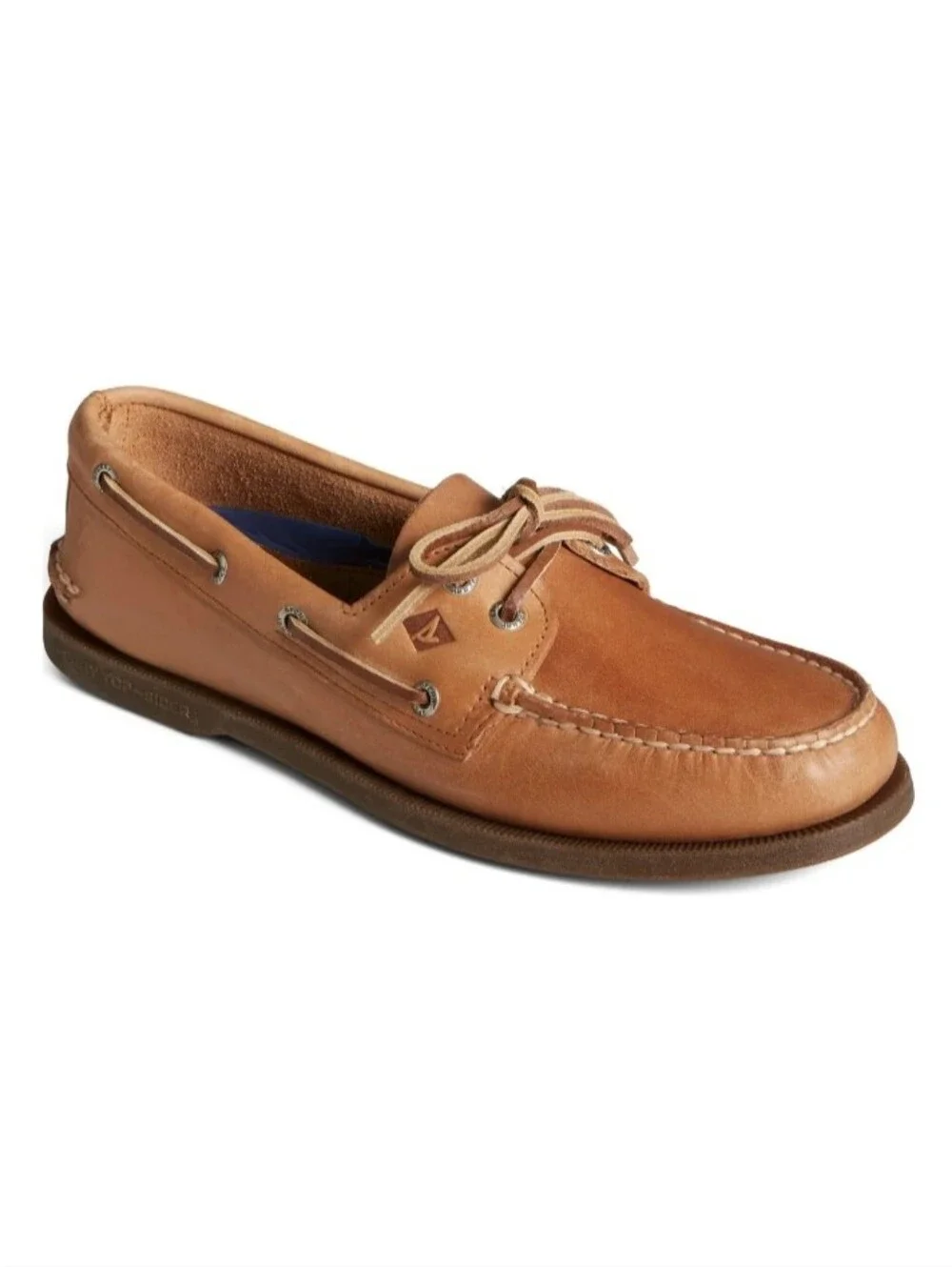 Sperry Authentic Original 2-Eye Leather Boat Shoes Brown Men’s 13